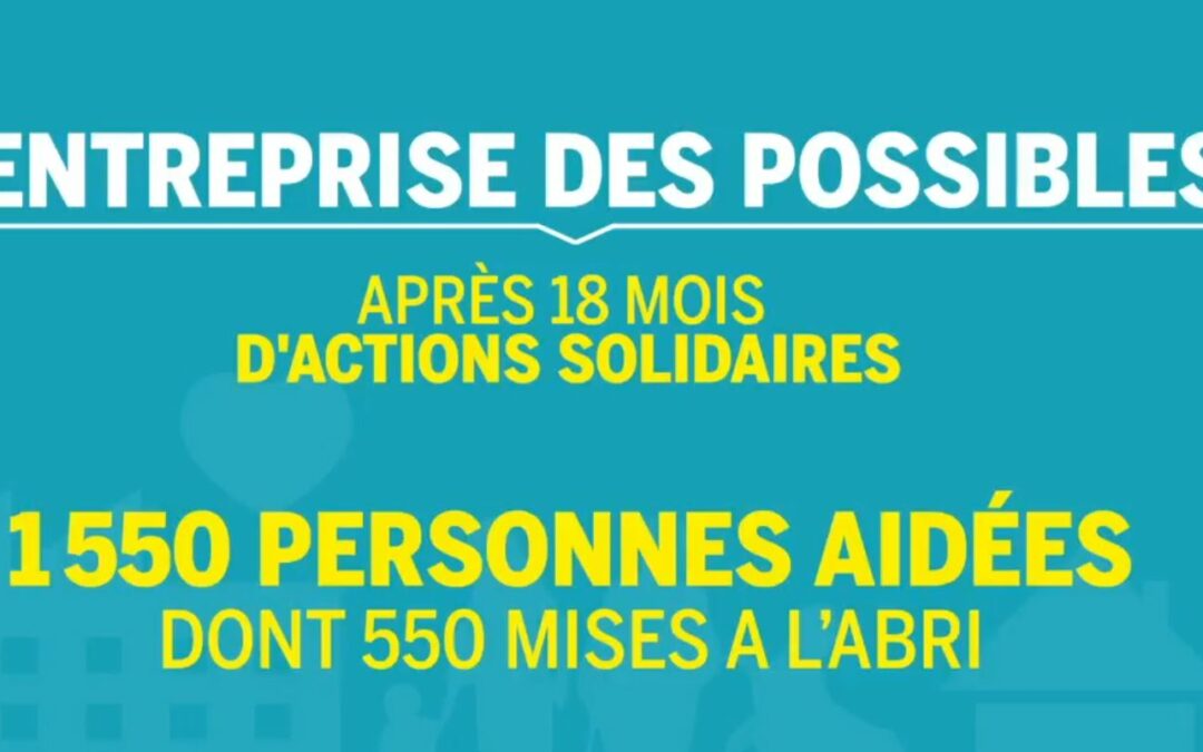 Conférence de presse annuelle de l&rsquo;Entreprise des Possibles en virtuel