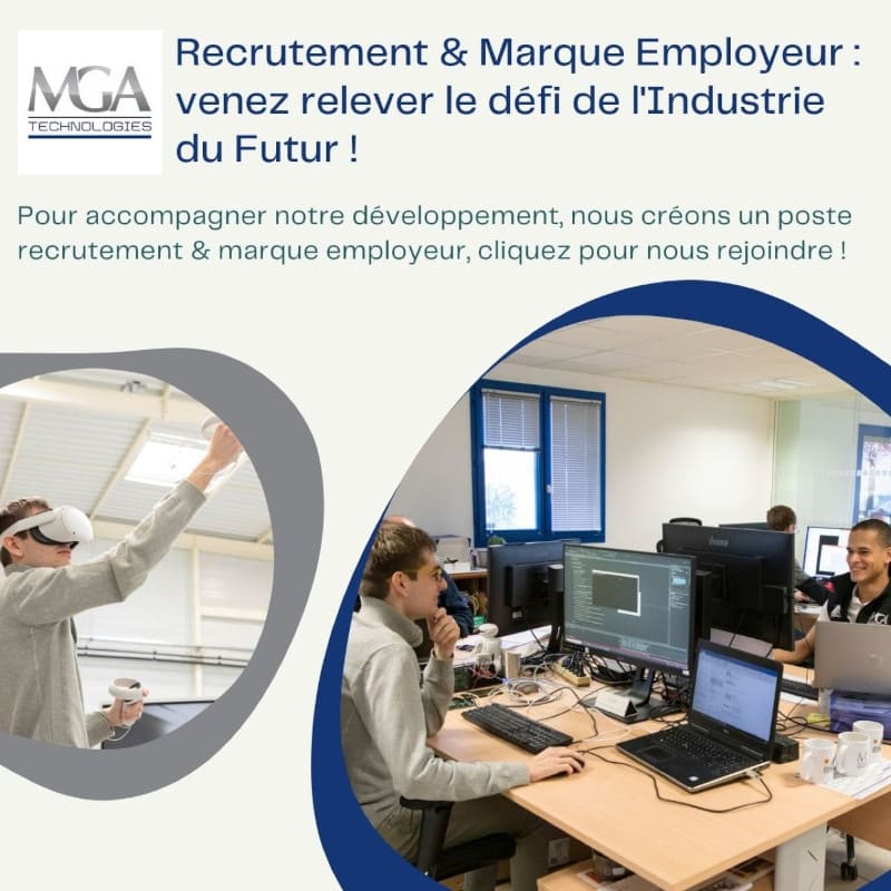 MGA Technologies recrute un ou une chargé.e de recrutement & marque employeur MGA Technologies recrute un ou une chargé.e de recrutement & marque employeur