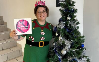 Après le rush des cadeaux de Noël, notre cheffe des Lutins est devenue Reine !