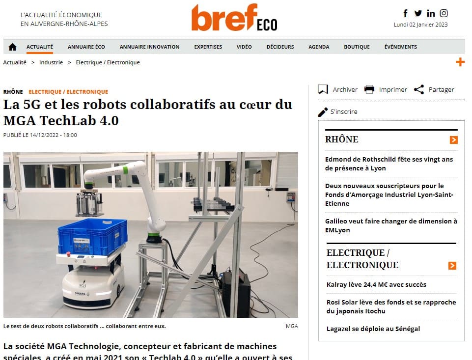Le TechLab 4.0 et son réseau privé 5G dans la presse aujourd’hui ! Le TechLab 4.0 et son réseau privé 5G dans la presse aujourd’hui !