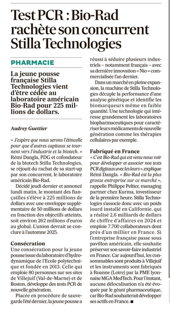 Rémi Dangla et Stilla Technologies : la révolution de la techbio Made in France Rémi Dangla et Stilla Technologies : la révolution de la techbio Made in France