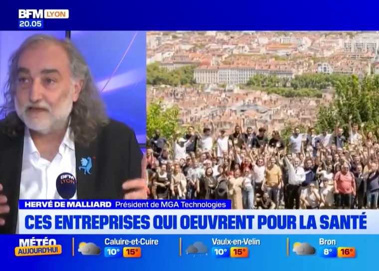 Maison MGA à l&rsquo;honneur sur BFM Lyon : L&rsquo;innovation santé sous les projecteurs