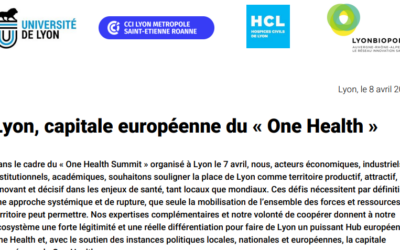 Lyon s’affirme comme capitale européenne de ONE HEALTH